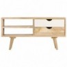 TV-Schrank 90 x 35 x 45 cm Massivholz Mango