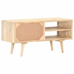 TV-Schrank 90 x 35 x 45 cm Massivholz Mango