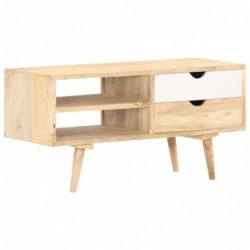 TV-Schrank 90 x 35 x 45 cm Massivholz Mango