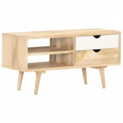 TV-Schrank 90 x 35 x 45 cm Massivholz Mango