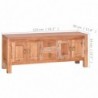 TV-Schrank 110x30x45 cm Massivholz Mahagoni