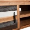 TV-Schrank Akazie Massivholz 120x35x40 cm