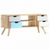 TV-Schrank 110×35×48 cm Massivholz Mango