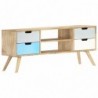 TV-Schrank 110×35×48 cm Massivholz Mango