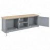 TV-Schrank Grau 120×30×40 cm Holz