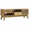 TV-Schrank Schnitzerei Braun 120 × 30 × 42 cm Holz