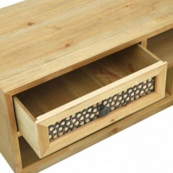 TV-Schrank Schnitzerei Braun 120 × 30 × 42 cm Holz