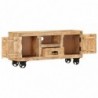 TV-Schrank Raues Mangoholz 110x30x50 cm