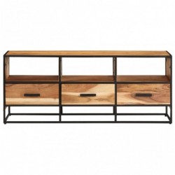 TV-Schrank 110x30x45 cm Massivholz Akazie