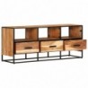 TV-Schrank 110x30x45 cm Massivholz Akazie