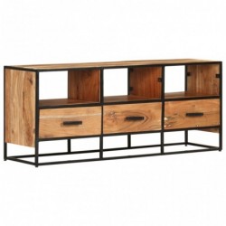 TV-Schrank 110x30x45 cm Massivholz Akazie