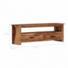 TV-Schrank 118 x 30 x 40 cm Massivholz