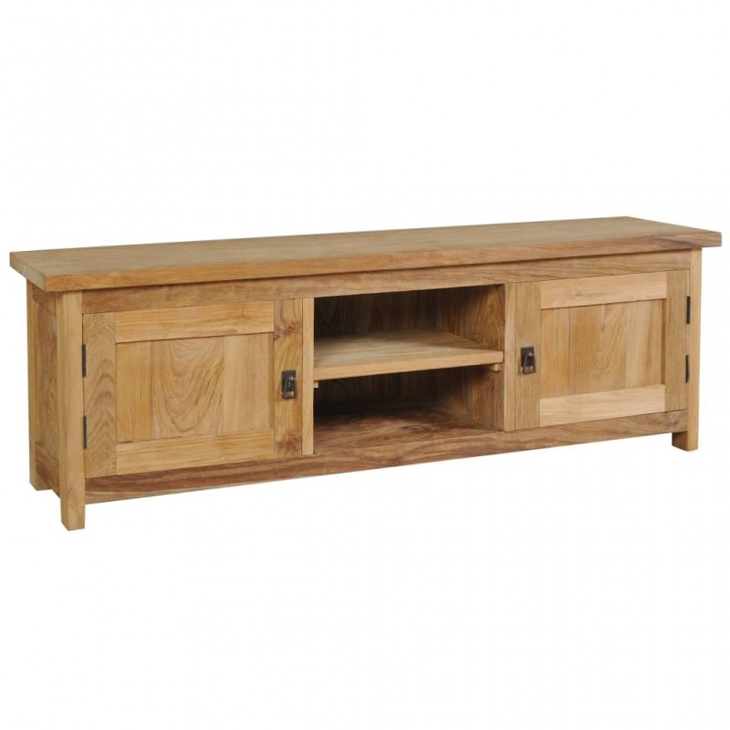 TV-Schrank Massivholz Teak 120×30×40 cm