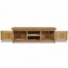 TV-Schrank Massivholz Teak 120×30×40 cm