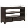 TV-Schrank Akazienholz Massiv 90x30x55 cm Dunkelbraun