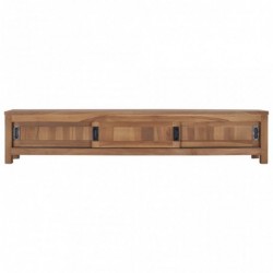 TV-Schrank 150 x 30 x 30 cm Massivholz Teak