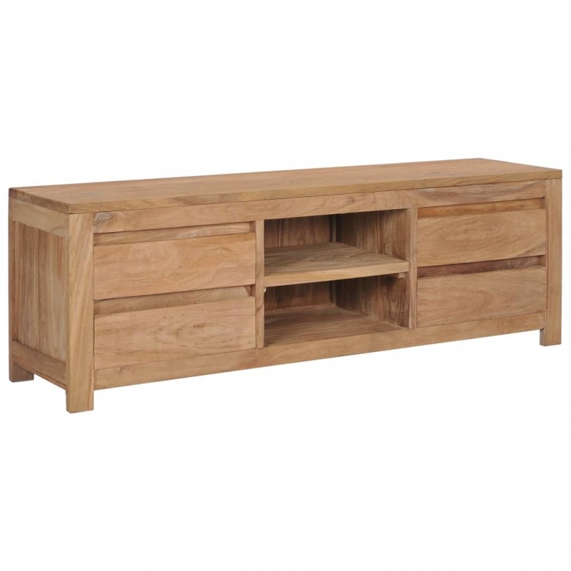 TV-Schrank 120×30×40 cm Massivholz Teak