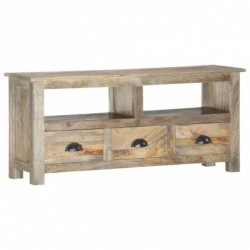 TV-Schrank 110 x 30 x 50 cm Massivholz Mango