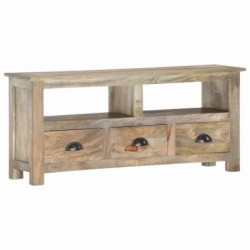 TV-Schrank 110 x 30 x 50 cm Massivholz Mango