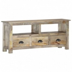 TV-Schrank 110 x 30 x 50 cm Massivholz Mango