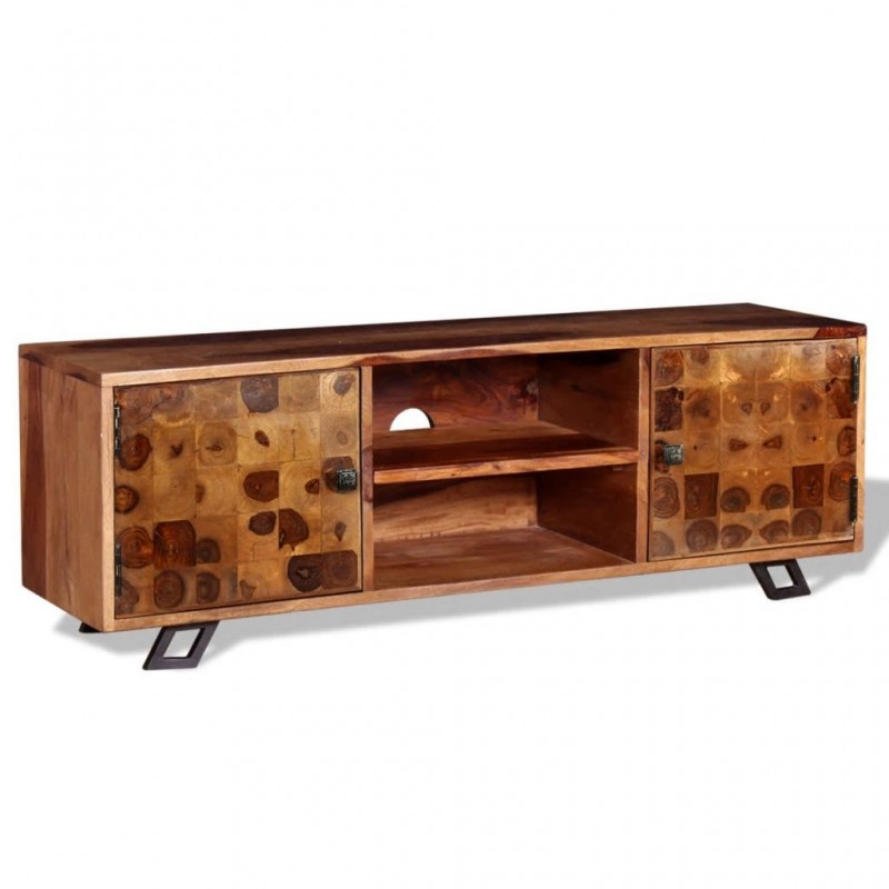 Fernsehschrank Massivholz 120x30x40 cm