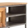 TV-Schrank Recyceltes Teak und Stahl 120 x 30 x 40 cm