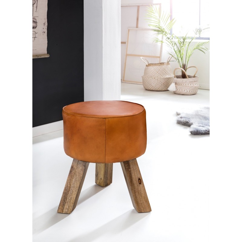 Wohnling Design Sitzhocker WL5.102 Holz 37x45x37 cm Modern Fußhocker ...