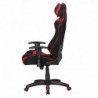 Amstyle ® Bürostuhl SCORE Stoffbezug Schwarz / Rot Schreibtischstuhl Chefsessel Gaming Chair Drehstuhl Sport Racing Optik