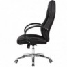 Amstyle Drehstuhl in Jeansoptik Bezug Stoff Schwarz Schreibtischstuhl bis 120 kg | Design Chefsessel Höhenverstellbar | Büros
