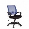 Amstyle Bürostuhl Blau Schreibtischstuhl mit Armlehne Bürodrehstuhl Jugendstuhl