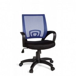 Amstyle Bürostuhl Blau Schreibtischstuhl mit Armlehne Bürodrehstuhl Jugendstuhl