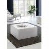 Wohnling Couchtisch 60 x 60 x 30 cm Hochglanz MDF Weiß lackiert | Design Wohnzimmertisch Cube quadratisch | Lounge Beistellti