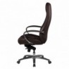 Amstyle Bürostuhl AUSTIN Echt-Leder Braun Schreibtischstuhl 120 KG Chefsessel hohe Rückenlehne mit Kopfstütze X-XL