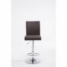 2er Set Barhocker Köln Stoff chrom