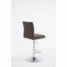 2er Set Barhocker Köln Stoff chrom