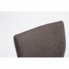 2er Set Barhocker Köln Stoff chrom