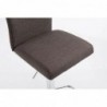 2er Set Barhocker Köln Stoff chrom