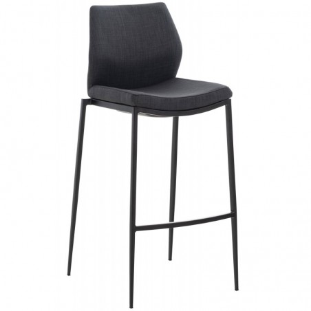 Barhocker Matola Stoff schwarz
