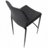Barhocker Matola Stoff schwarz