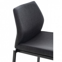 Barhocker Matola Stoff schwarz