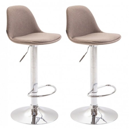 2er Set Barhocker Kiel Stoff