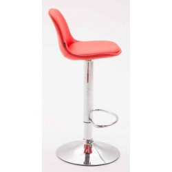 2er Set Barhocker Kiel Vollgepolstert Kunstleder chrom