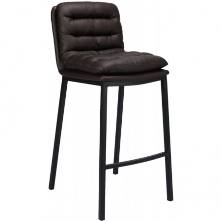 Barhocker Dundalk Kunstleder schwarz