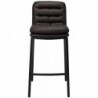 Barhocker Dundalk Kunstleder schwarz