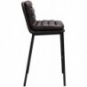 Barhocker Dundalk Kunstleder schwarz