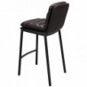 Barhocker Dundalk Kunstleder schwarz