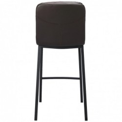 Barhocker Dundalk Kunstleder schwarz