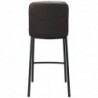 Barhocker Dundalk Kunstleder schwarz