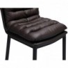 Barhocker Dundalk Kunstleder schwarz