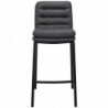 Barhocker Dundalk Kunstleder schwarz